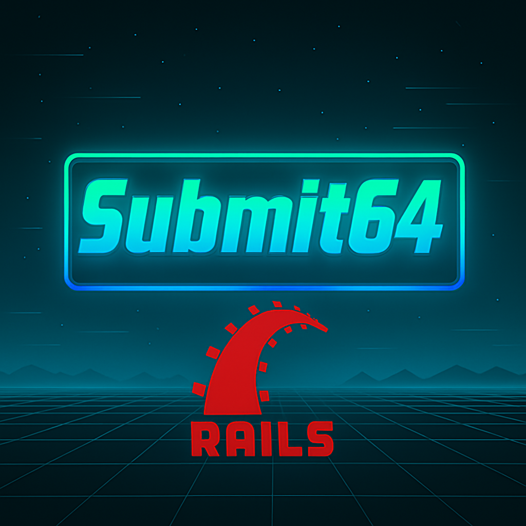 Submit64 Rails Logo
